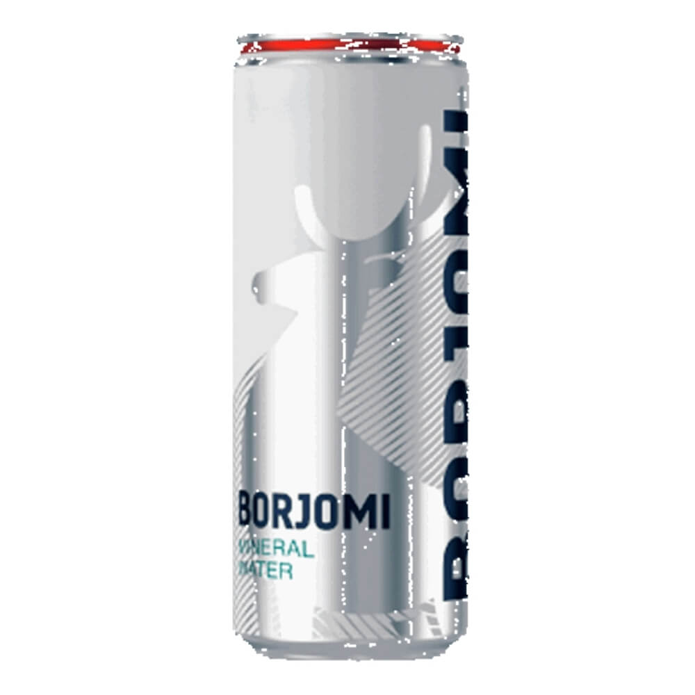 Sprudelndes Mineralwasser 330 ml Dose - BORJOMI