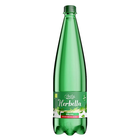 Sprudelwasser mit Zitronenmelissengeschmack BIO 1000 ml - BABY ZDRÓJ HERBELLA
