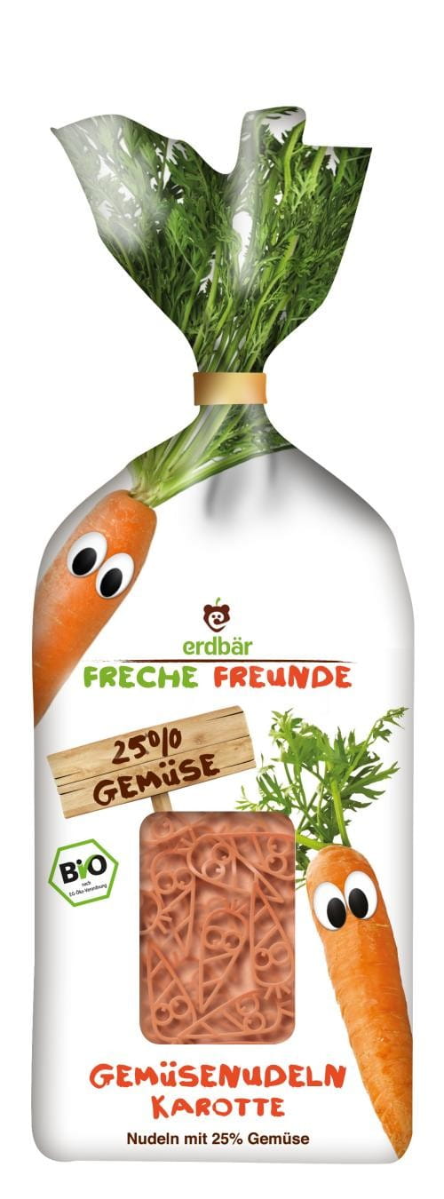 Gemüsenudeln mit Karotten 300g EKO ERDBAR