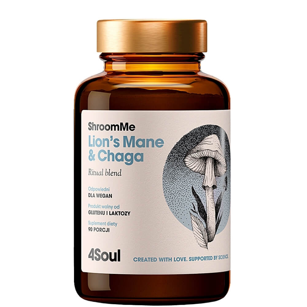 Shroomme Löwenmähne & Chaga Löwenmähne & Chaga 4soul Pulver 90 Portionen HEALTHLABS