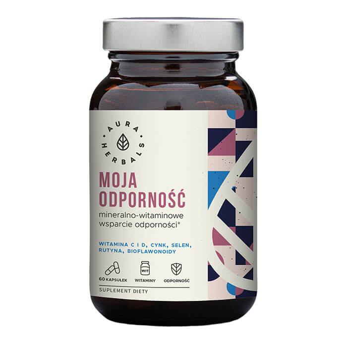 Meine Mineralstoff- und Vitaminresistenz zur Unterstützung des Immunsystems 60 Kapseln 41 g AURA HERBALS