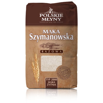 Szymanowska Vollkornmehl Typ 2000 Vollkorn Polskie Młyny 0,8 kg