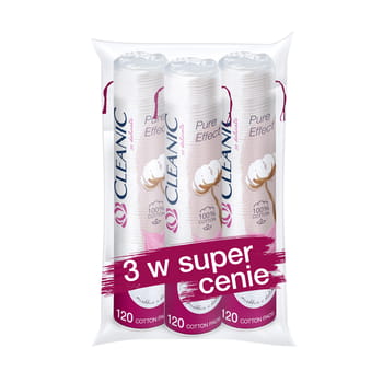 Cleanic Wattepads 3x120Stk.