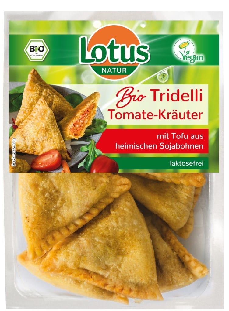 Teigtaschen mit Tofu, Tomaten und Kräutern BIO 180 g - LOTUS
