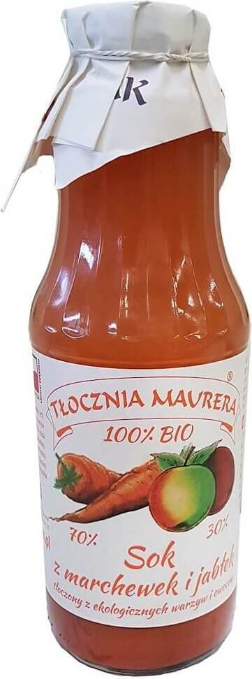 Karottensaft mit Apfel BIO 700 ml - MAURER PRESS