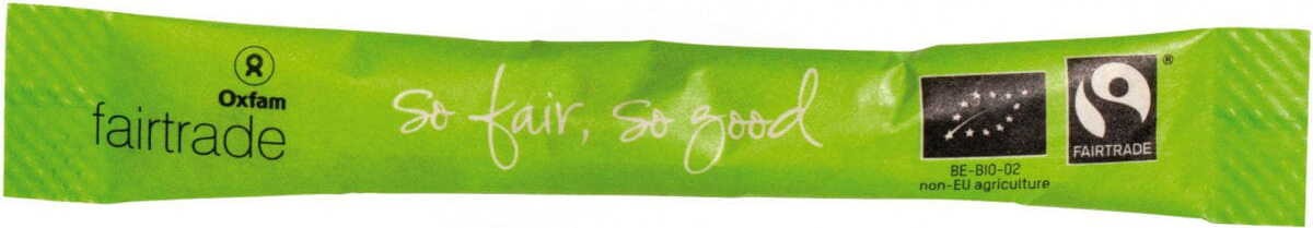 Rohrzucker in fair gehandelten Beuteln BIO 1000 x 4 g - HORECA (OXFAM)