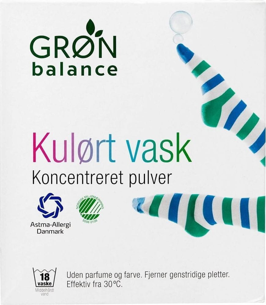 Farbiges Waschpulver 785 g - GRON BALANCE