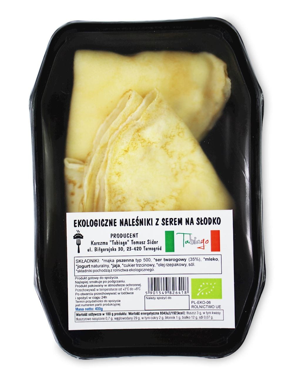Pfannkuchen mit süßem Käse BIO 400 g - KARCZMA TABIAGO