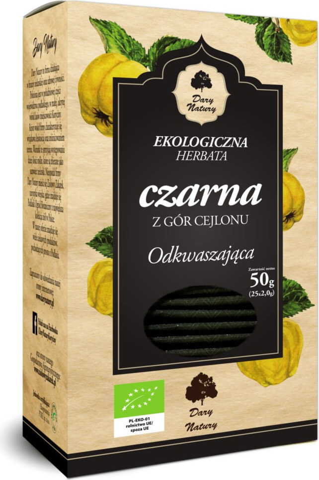 BIO Schwarztee entsäuernd (25 x 2 g) - GESCHENKE DER NATUR