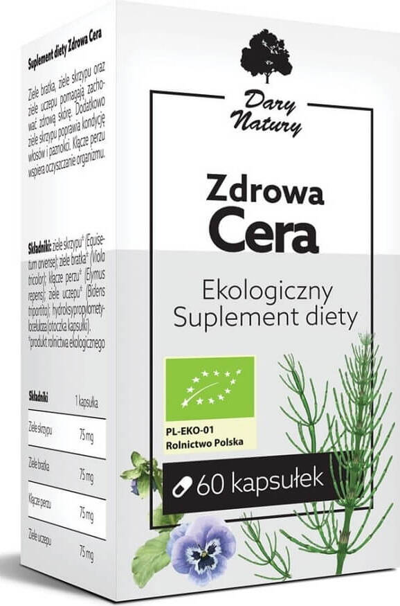 Gesunder Teint BIO 60 Kapseln (300 mg) - GESCHENKE DER NATUR