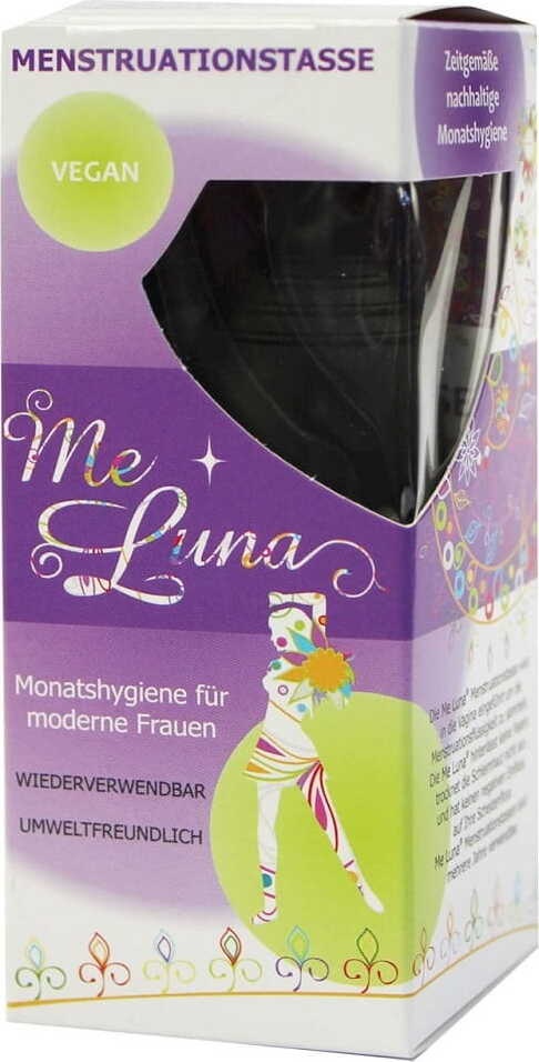Menstruationstasse schwarz Größe M - ME LUNA