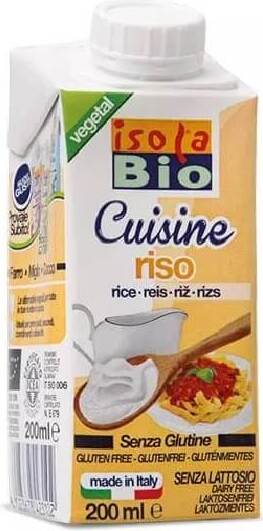 Glutenfreie Reiskochcreme BIO 200 ml ISOLA bio