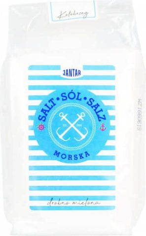 Meersalz, fein gemahlen 600 g - JANTAR