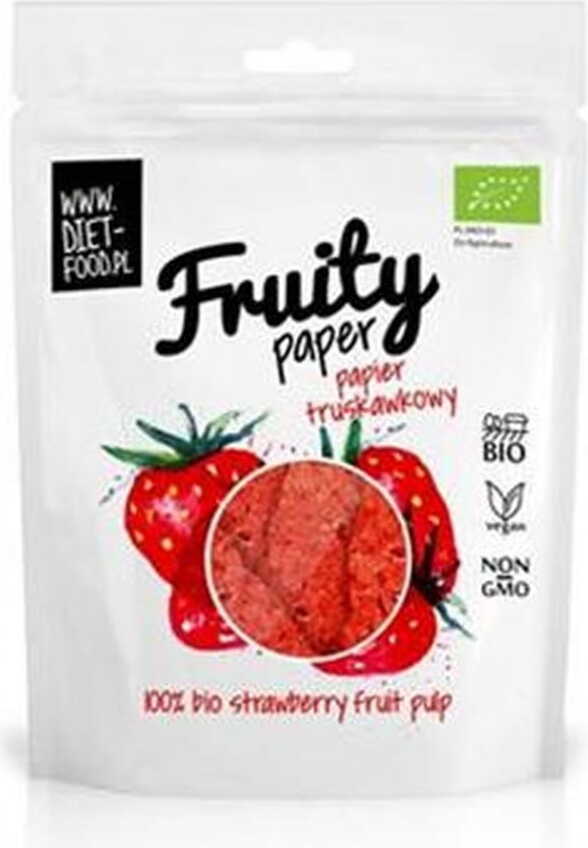 Erdbeerpapier BIO 25 g DIÄT FOOD