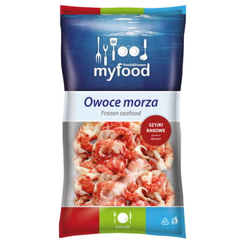 Gefrorene Flusskrebshälse gekocht, geschält, 100-200 Stk. MyFood 800g