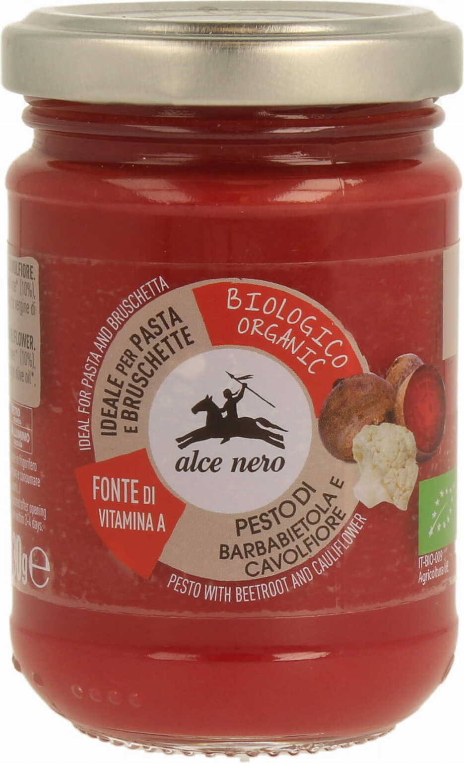 Rüben- und Blumenkohlpesto BIO 130 g - ALCE NERO