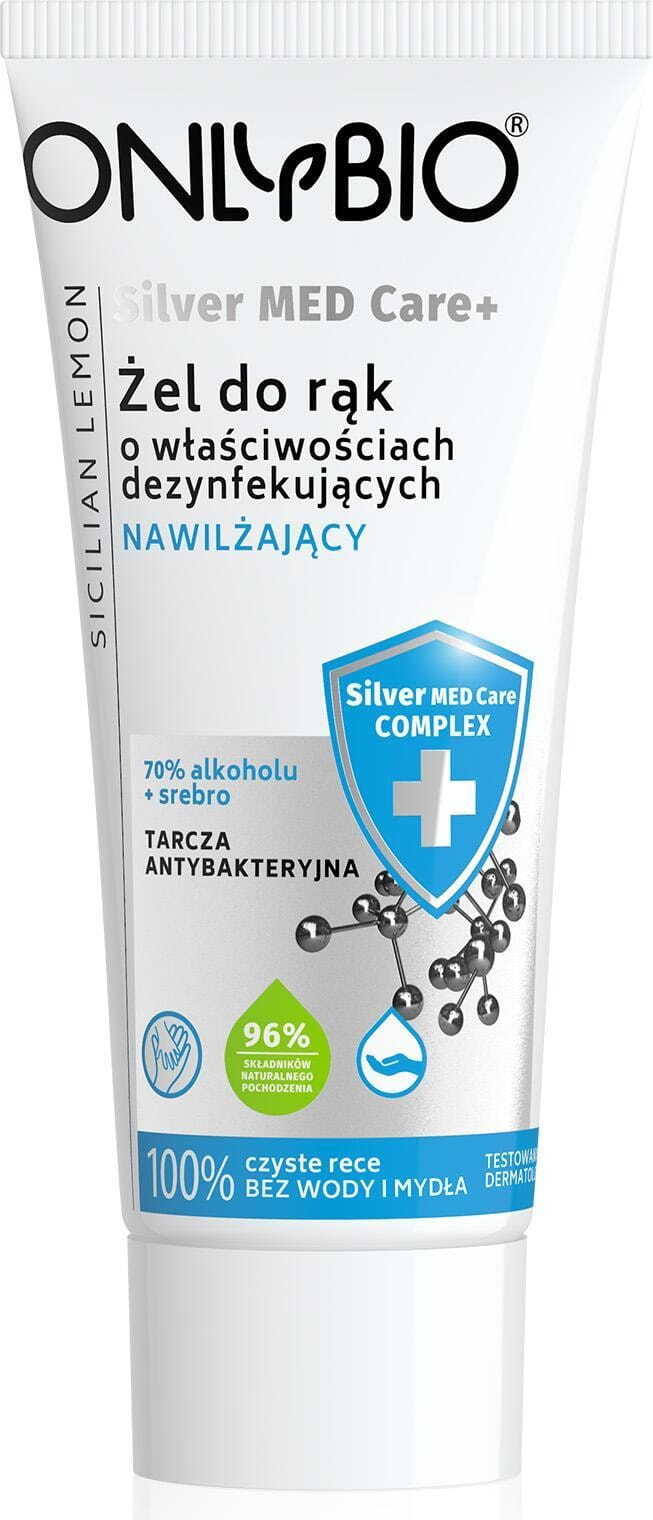 Feuchtigkeitsspendendes Handgel mit desinfizierender Wirkung 50 ml - ONLY ECO