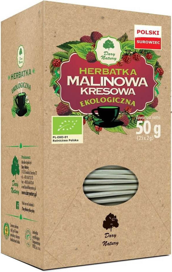 Borderland Himbeertee BIO (25 x 2 g) - GESCHENKE DER NATUR