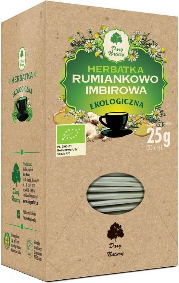 BIO Kamille-Ingwer-Tee (25 x 1 g) - GESCHENKE DER NATUR