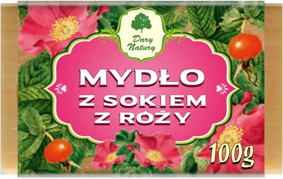 Seife mit Rosensaft 100 g - GESCHENKE DER NATUR