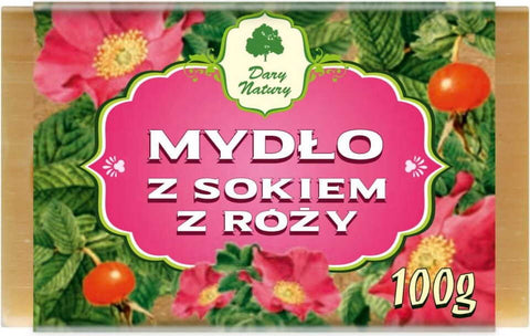 Seife mit Rosensaft 100 g - GESCHENKE DER NATUR