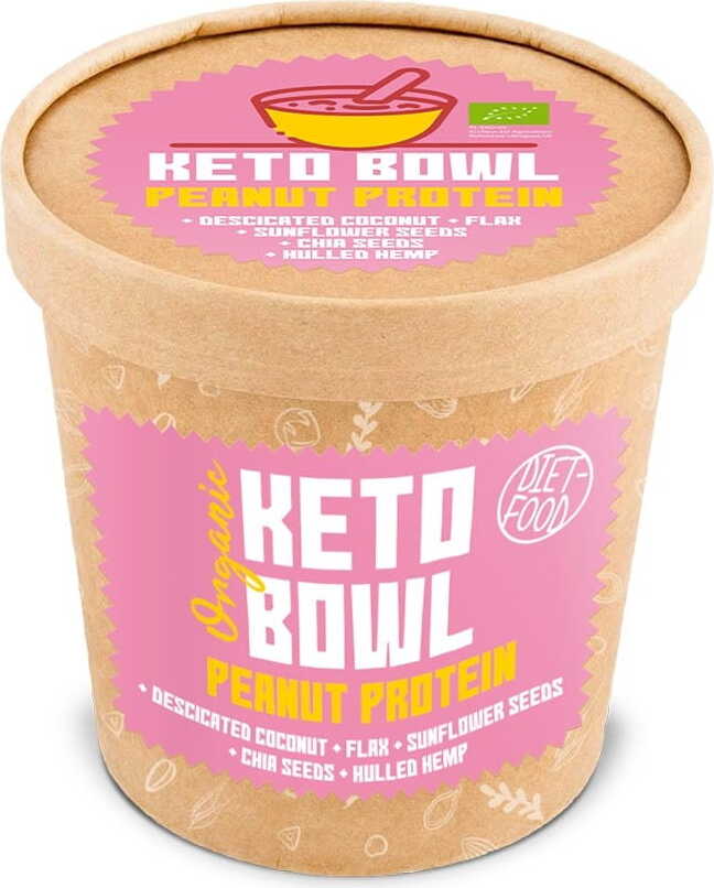 Keto Bowl Porridge Alternative mit Kokosgeschmack BIO 70 g DIÄT FOOD