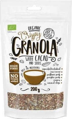 Müsli mit Kakao ohne Zucker 200g ECO DIÄT - LEBENSMITTEL