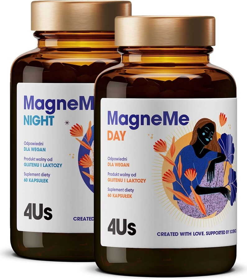 Magnesium in vier Formen Magneme HEALTH LABS