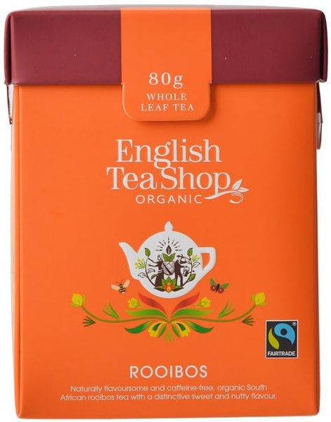 English Tea Shop Bio Rooibos pure loose 80 g + wooden measuring cup with  buckle - VMD parfumerie - drogerie
