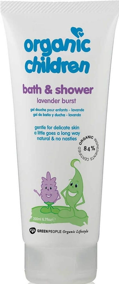 Lavendel Bade- und Duschgel für Kinder 200ml GREEN PEOPLE