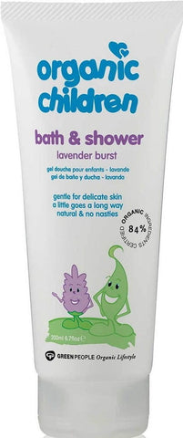 Lavendel Bade- und Duschgel für Kinder 200ml GREEN PEOPLE