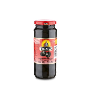 Figaro entkernte spanische schwarze Oliven 340g/160g