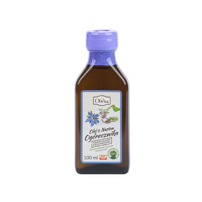 Borretschsamenöl, kaltgepresst und roh 100ml OLVITA