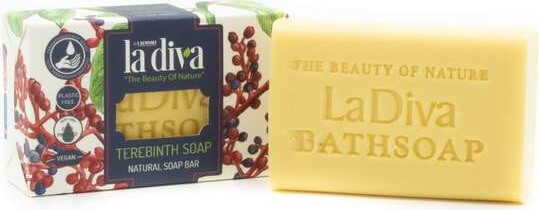 Stück Seife klebrige Pistazien 100 g - LA DIVA