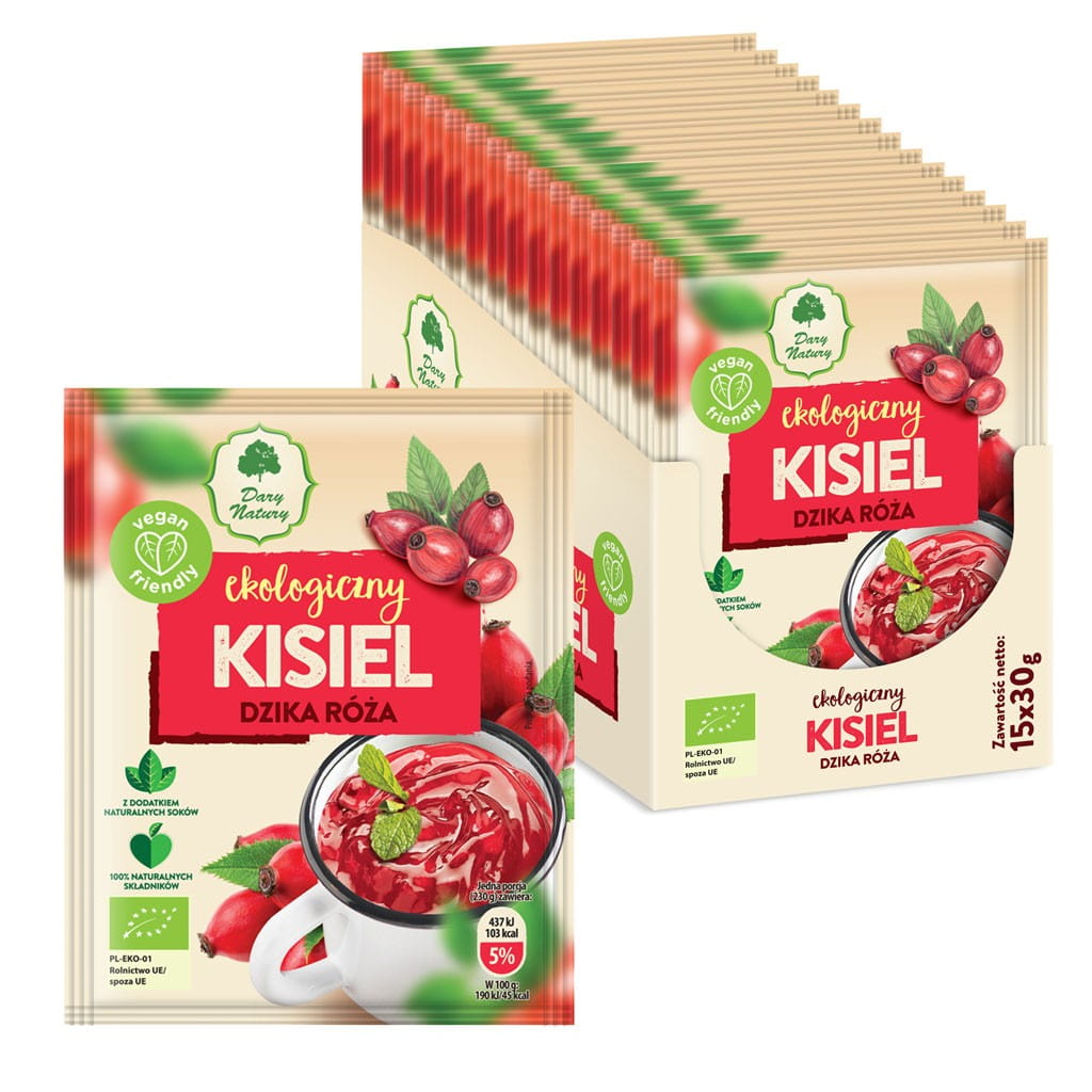 Glutenfreies Wildrosengelee 30 g - DARY NATURY