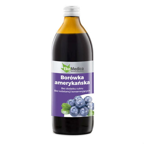 Amerikanische Heidelbeere 500ml EKAMEDICA