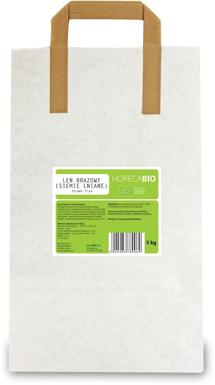 Brauner Flachs (Leinsamen) BIO 5 kg - HORECA