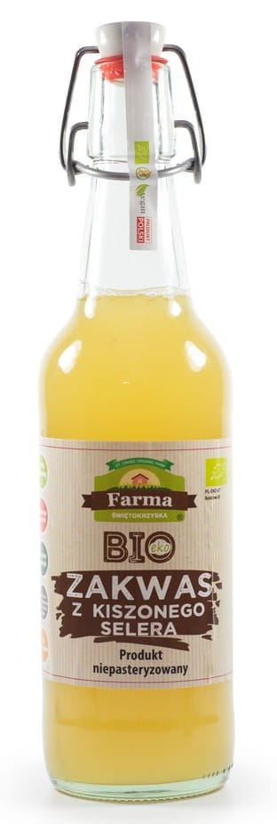 Sauerteig aus eingelegtem Sellerie glutenfrei BIO 500 ml - FARMA ŚWIĘTOKRZYSKA
