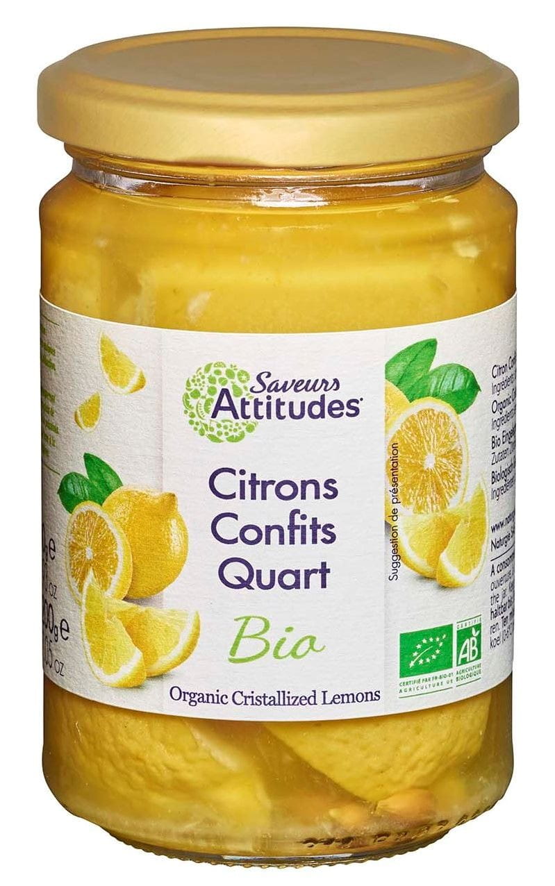 Eingelegte Zitronen BIO 300 g (200 g) - SAVEURS ET FRUITS