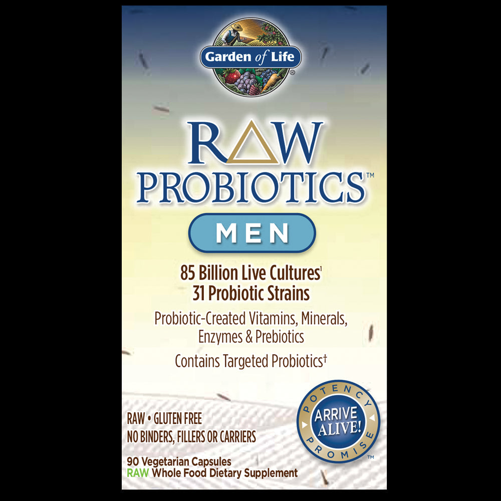 Raw probioTICs Männer 90 Kapseln GARDEN OF LIFE