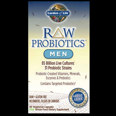 Raw probioTICs Männer 90 Kapseln GARDEN OF LIFE