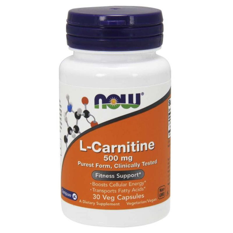 Lcarnitin Carnipure 500 MG 30 Kapseln NOW FOODS