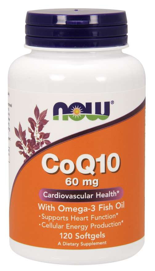 Coenzym Q10 und OMEGA3 120 Kapseln NOW FOODS
