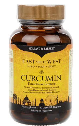 Kurkumin-Kurkuma-Extrakt 30 Kapseln HOLLAND & BARRETT