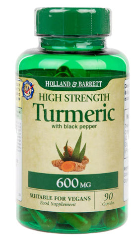 Kurkuma Kurkuma und schwarzer Pfeffer 90 Kapseln HOLLAND & BARRETT