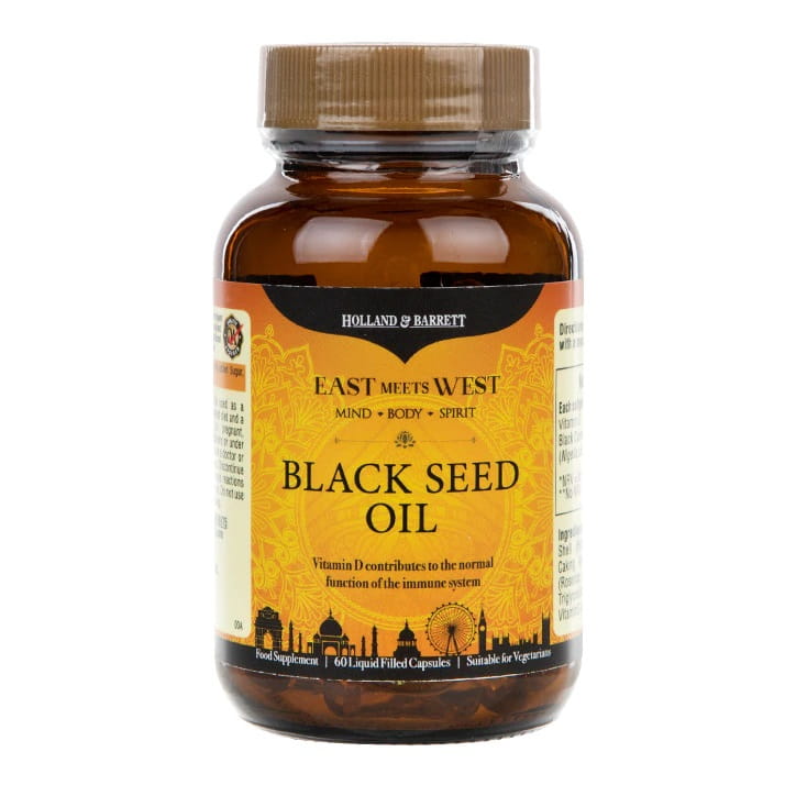 Schwarzkümmelöl 60 Kapseln HOLLAND & BARRETT