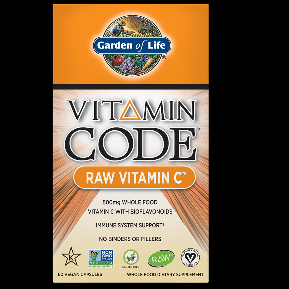 Vitamincode rohes Vitamin C 60 Kapseln GARDEN OF LIFE