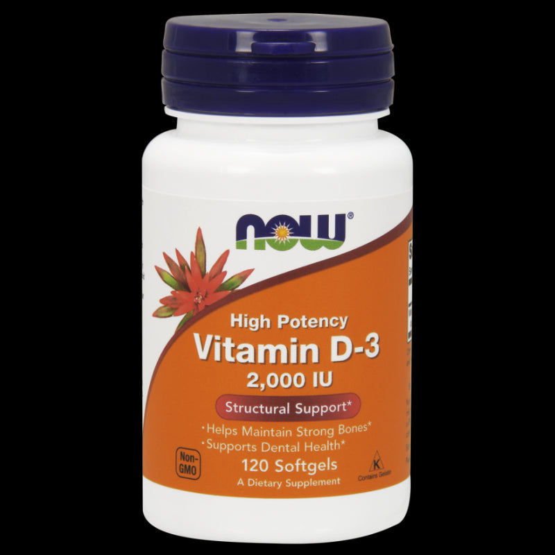 Vitamin D3 2000 IE 120 Kapseln NOW FOODS
