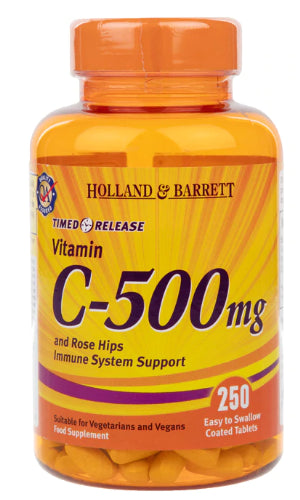Vitamin C 500 MG 250 Tabletten HOLLAND & BARRETT