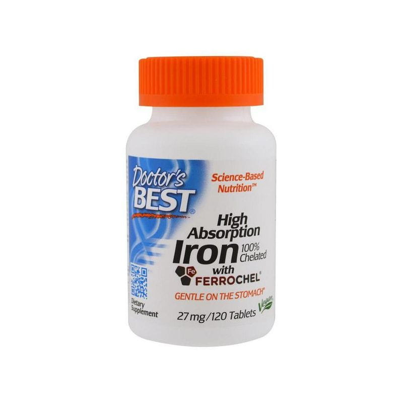 Eisen 27 MG Eisen 120 Tabletten DOCTOR'S BEST